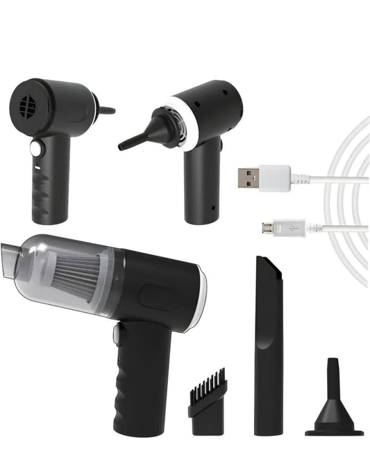 💨Portable Air Duster & Wireless Vacuum Cleaner – 2-in-1 Powerful Cleaning Tool💨